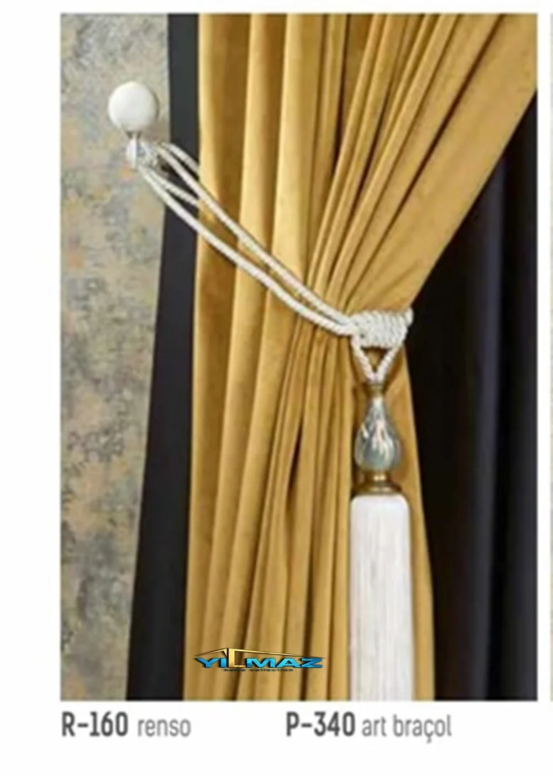 İnce Vazo Perde Aksesuar - Gümüş