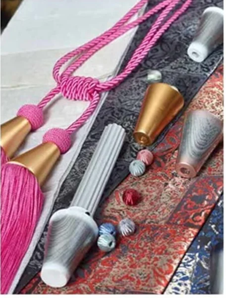 Desenli Konik - Gümüşe Türkuaz - Görsel 3