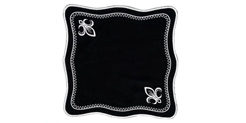 Runner Amerikan Seti King Nature Nakışlı Siyaha Beyaz 13 Parça