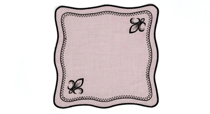 Runner Amerikan Seti King Nature Nakışlı Camela Siyah 13 Parça