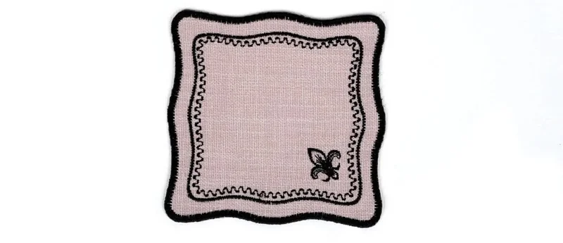 Runner Amerikan Seti King Nature Nakışlı Camela Siyah 13 Parça