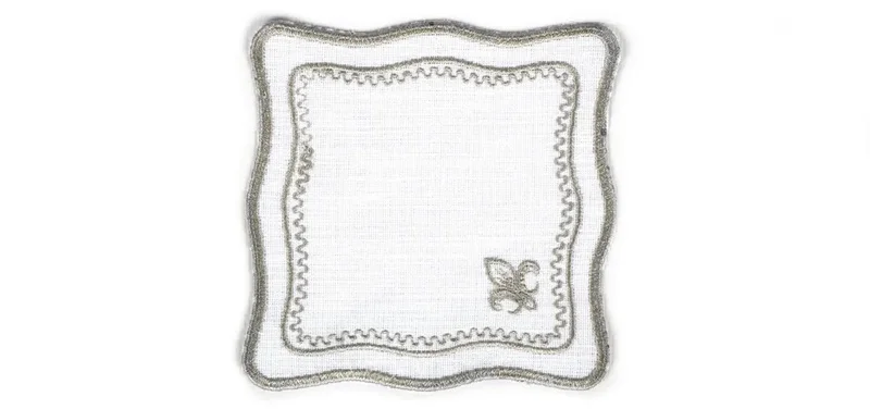 Runner Amerikan Seti King Nature Nakışlı Beyaza Gri 13 Parça