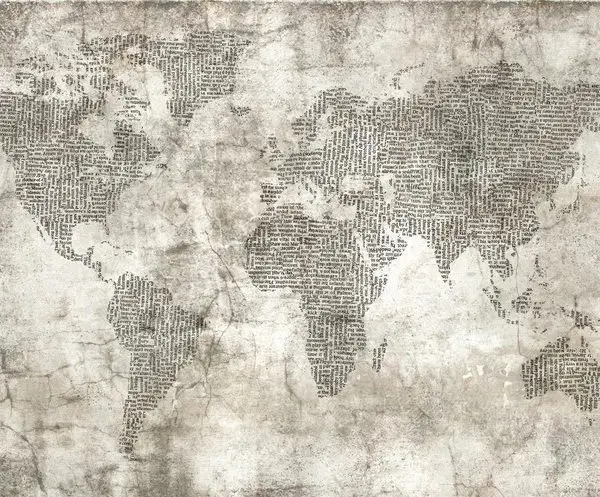 haberci arsiv atlasi gazete desenli eskitme 3d duvar kagidi