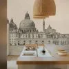 venedik panoramasinda antik mimari 3d sanatsal cizim duvar kagidi