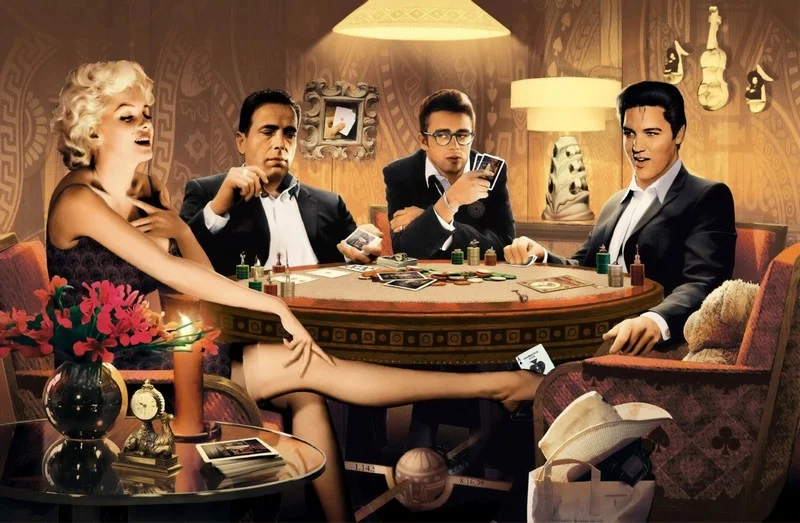 Trendyol efsane ünlüler masası duvar posteri bursa ve Hepsiburada Hollywood yıldızları kumar masası duvar kağıdı modelleri