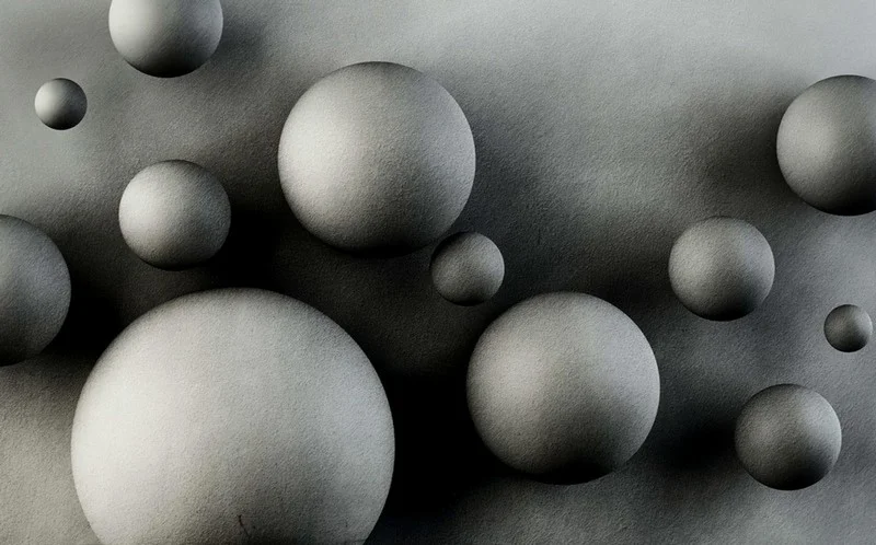 3d antrasit beton dokulu kure modern duvar kagidi endustriyel tasarim