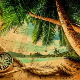 Harita Temalı duvar Kağıdı -hrt-135