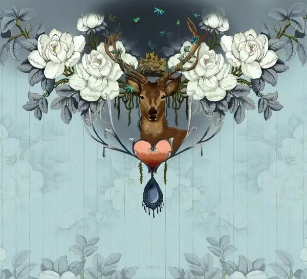 Hayvan temalı duvar kağıdı-hyvt-227