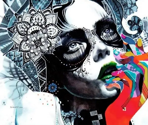 Kadın Temalı duvar kağıdı-kdnt-136