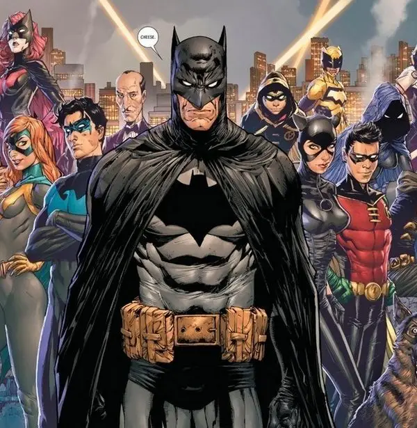 efsane batman bat family gotham sehri 3d cocuk odasi duvar kagidi