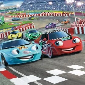 sampiyon yariscilar gasket stadyumu 3d cocuk odasi duvar kagidi