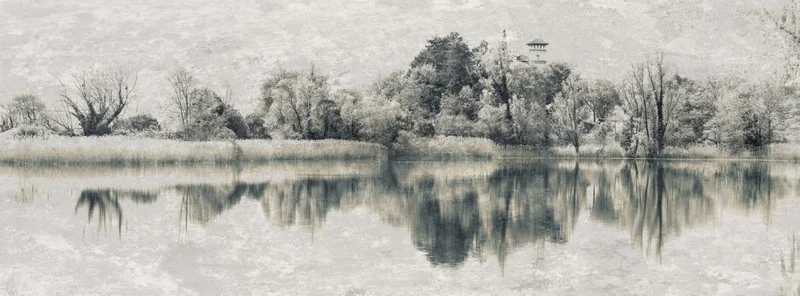 Trendyol gri monochrome göl manzaralı duvar posteri bursa ve Hepsiburada suluboya etkili ağaçlı duvar kağıdı modelleri bursa