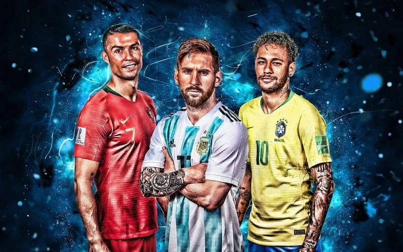 Trendyol Ronaldo Messi Neymar üçlü futbolcu duvar kağıdı ve Hepsiburada 3D dünya yıldızları poster bursa