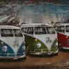 Özgür Volkswagen T1 Karavanlar Sanatsal Pop Art Duvar Kağıdı