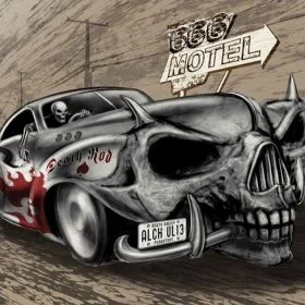 vahsi kuru kafa tasarimli siyah canavar araba duvar kagidi