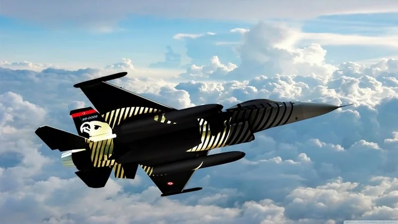 ihtisam kartal detayli savas ucagi 3d gokyuzu duvar kagidi