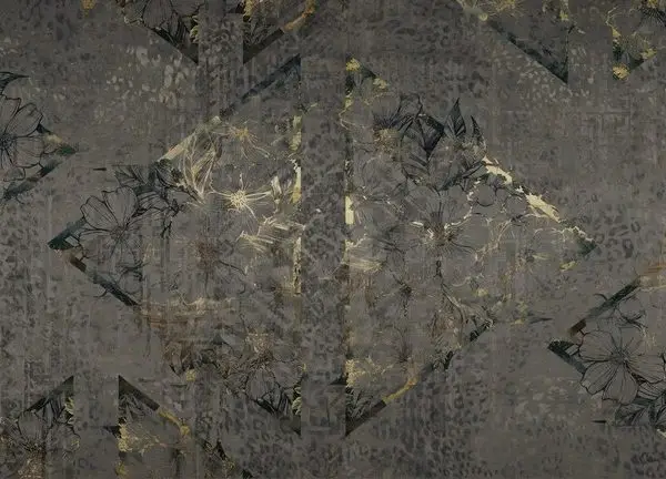 Trendyol altın geometrik duvar kağıdı ve Hepsiburada antrasit beton poster bursa Yılmaz Home Collection