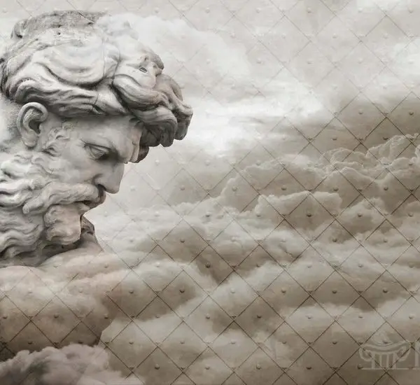 Trendyol Zeus duvar kağıdı modelleri ve Hepsiburada VipClass tarzı antik büst posteri Bursa yerel duvar kağıdı imalatçıları Yılmaz Home Collection özel tasarım.