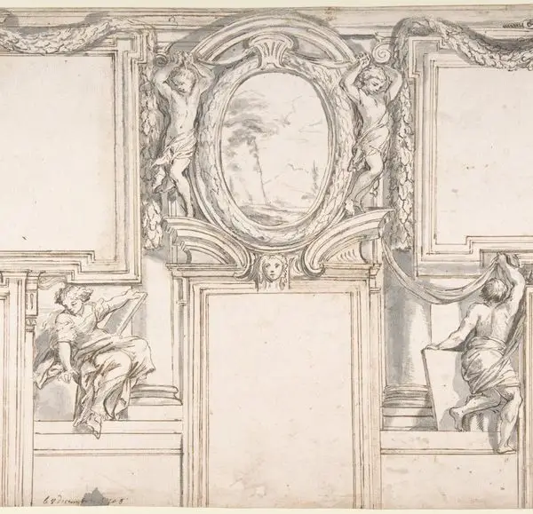 Antik Desen duvar Kağıdı-antk-146