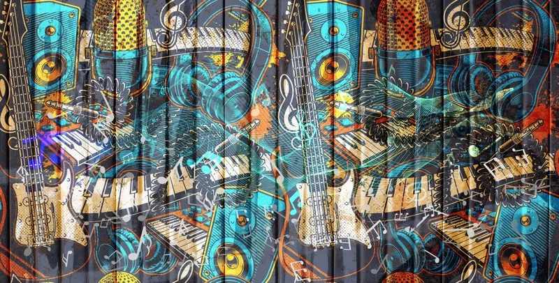 Genç odası temalı duvar kağıdı-gnct-192