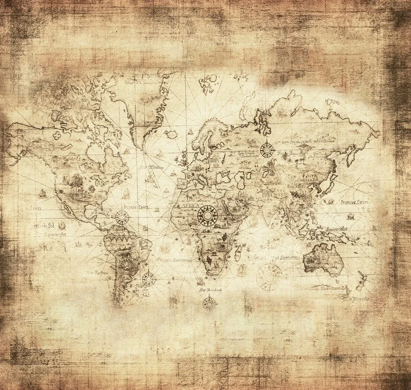 eski dunya kesif atlasi antik parsomen 3d dunya haritasi duvar kagidi