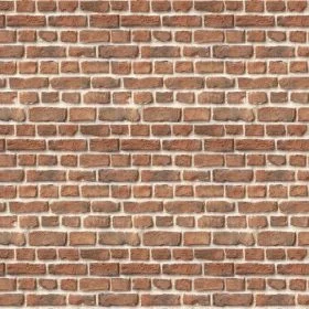 Beyaz derzli, sıcak toprak ve kızıl kahve tonlarında, düzenli dizilimli 3D dekoratif tuğla duvar kağıdı.