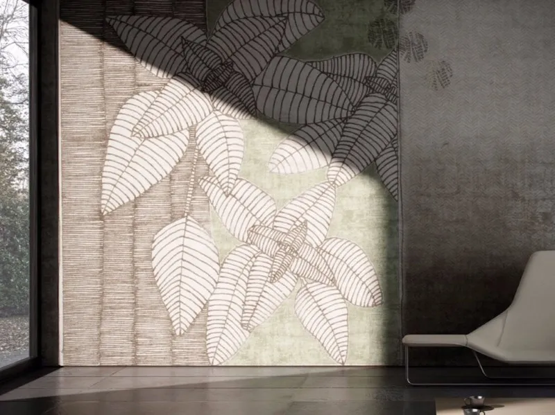 Yaprak Desenler duvar kağıdı-yprk-283 - Görsel 2