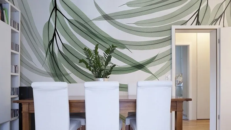 Yaprak Desenler duvar kağıdı-yprk-293 - Görsel 2