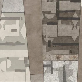 Geometrik modern temalı duvar kağıdı-geomt-221