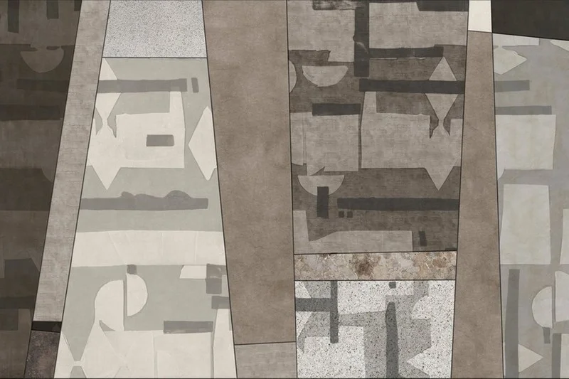 Geometrik modern temalı duvar kağıdı-geomt-221