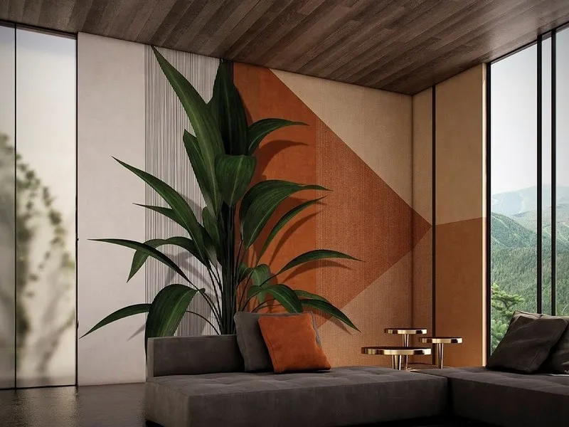 Yaprak Desenler duvar kağıdı-yprk-305 - Görsel 2