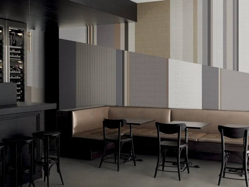 Trendyol vizon antrasit dikey çizgili duvar posteri bursa ve Hepsiburada modern kahve tonlarında şeritli duvar kağıdı modelleri bursa