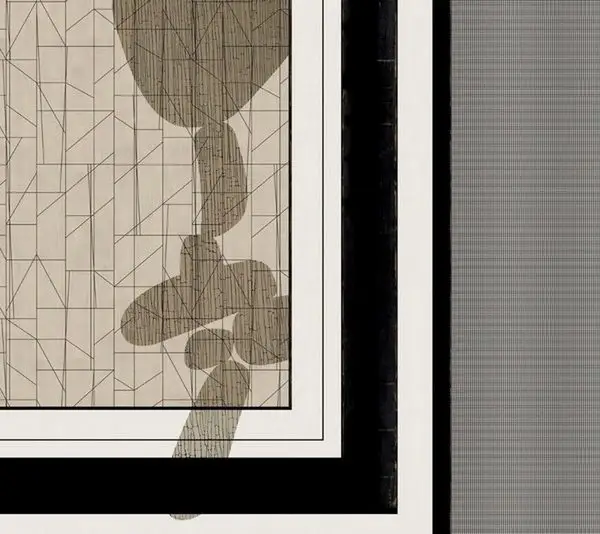 Trendyol antrasit ve haki ızgara desenli duvar posteri bursa ve Hepsiburada modern soyut katmanlı duvar kağıdı modelleri bursa