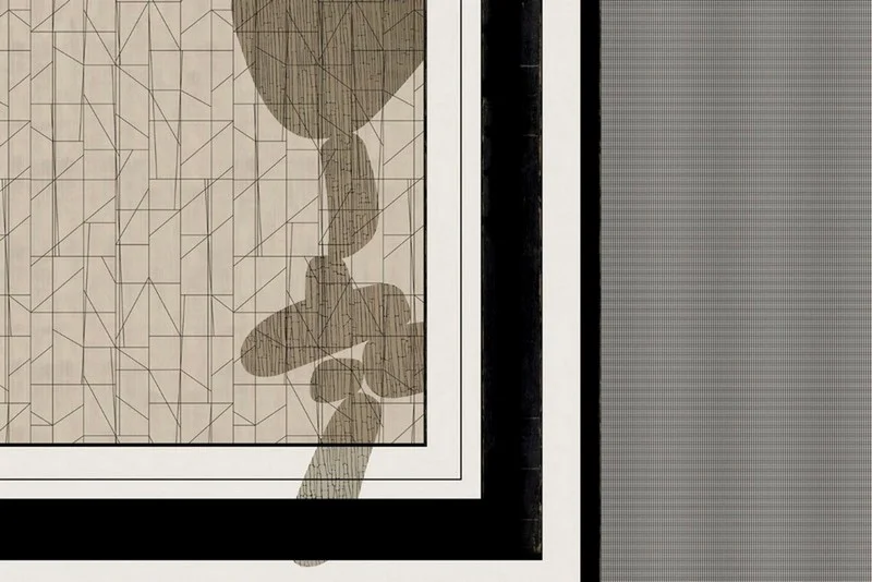 Trendyol antrasit ve haki ızgara desenli duvar posteri bursa ve Hepsiburada modern soyut katmanlı duvar kağıdı modelleri bursa