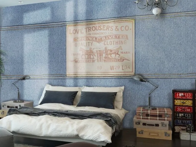 Genç odası temalı duvar kağıdı-gnct-231 - Görsel 2