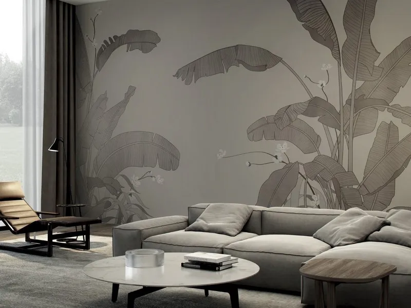 Yaprak Desenler duvar kağıdı-yprk-191 - Görsel 2