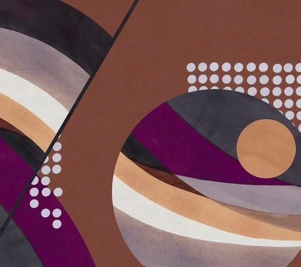 Geometrik modern temalı duvar kağıdı-geomt-242