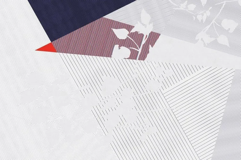 Geometrik modern temalı duvar kağıdı-geomt-243