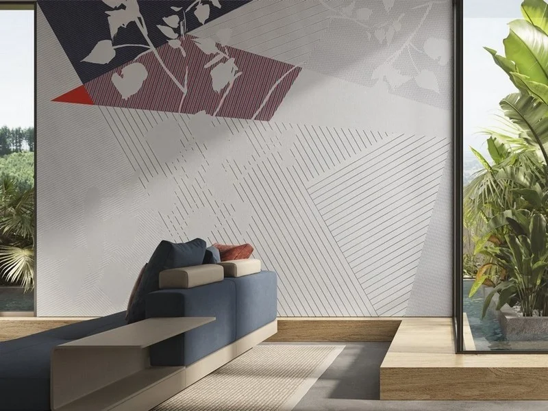 Geometrik modern temalı duvar kağıdı-geomt-243 - Görsel 2