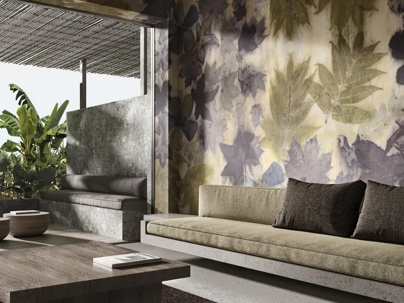 Yaprak Desenler duvar kağıdı-yprk-243 - Görsel 2