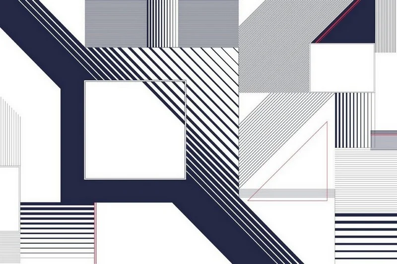 Geometrik modern temalı duvar kağıdı-geomt-281