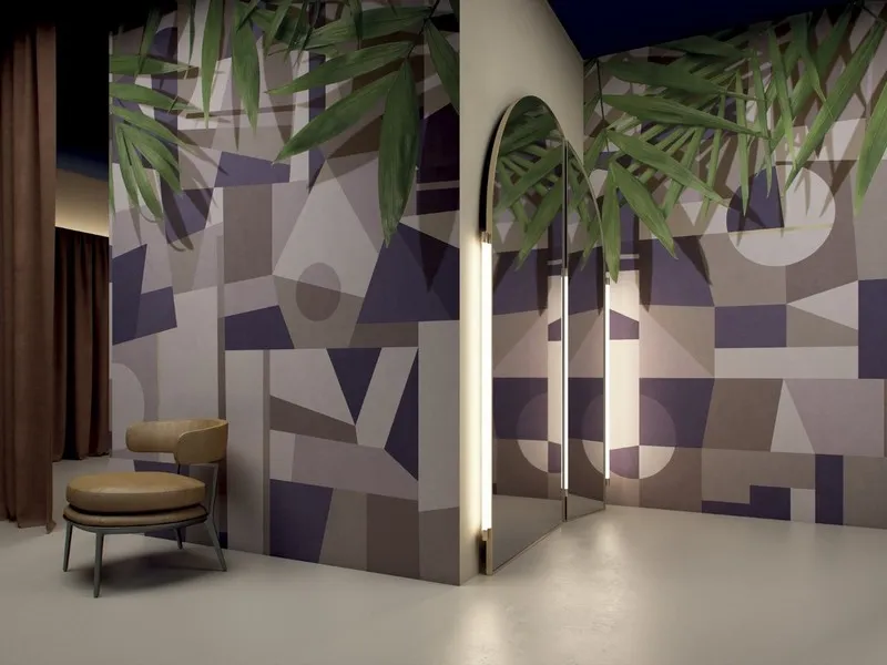 Yaprak Desenler duvar kağıdı-yprk-245 - Görsel 2