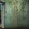 Trendyol modern oryantalist duvar kağıdı bursa ve Hepsiburada sarkan yapraklı yeşil poster Yılmaz Home Collection