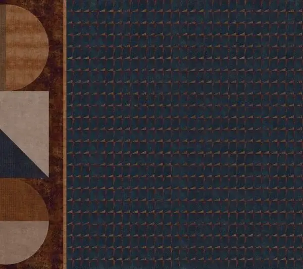 Trendyol lacivert ve bakır geometrik formlu duvar posteri bursa ve Hepsiburada endüstriyel dokulu modern duvar kağıdı modelleri bursa