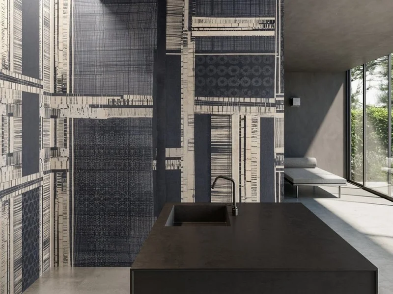 Trendyol çok dokulu geometrik karma desenli duvar posteri bursa ve Hepsiburada modern tekstil görünümlü duvar kağıdı modelleri bursa