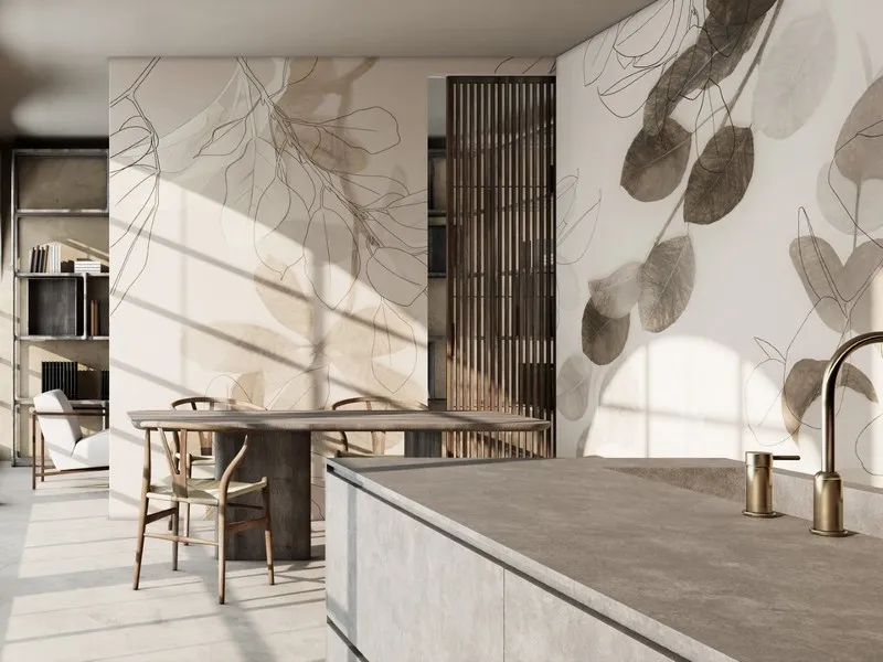 Yaprak Desenler duvar kağıdı-yprk-256 - Görsel 2