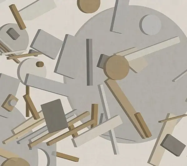 Trendyol 3D derinlikli geometrik formlu duvar posteri bursa ve Hepsiburada modern soyut mimari parçalı duvar kağıdı modelleri bursa