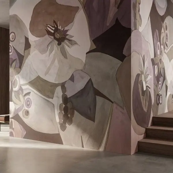 Çiçek Desenli Duvar Kağıdı-ckd-139
