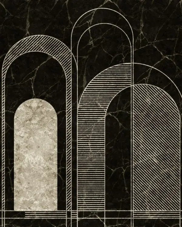 Trendyol kahverengi mermer desenli kemerli duvar posteri bursa ve Hepsiburada espresso tonlarında mimari hatlı duvar kağıdı modelleri bursa