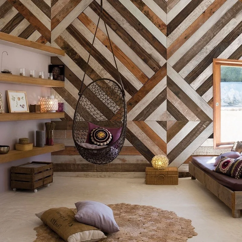 Trendyol doğal ahşap marküteri desenli duvar posteri bursa ve Hepsiburada ceviz meşe dokulu geometrik duvar kağıdı modelleri bursa